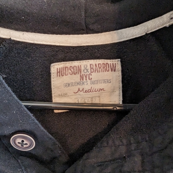 Hooded Henley Sweater - Hudson & Barrow - Picture 2 of 3